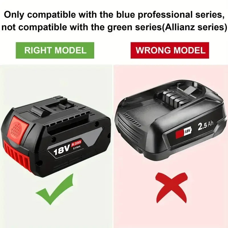 100% Origineel Bosch 18V Batterij 6000mAh, Draadloos Gereedschap Accu BAT609 BAT618 GBA18V80 Li-IonBattery