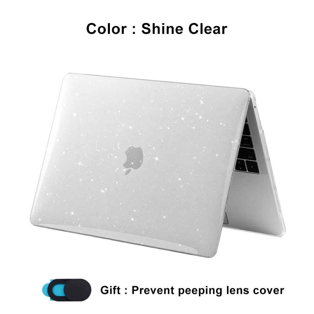 Laptop Cases for MacBook Air 15 Case M5 M4 A3448 A3241 Touch ID Pasta MacBook Air 15.3 Inch 2024 M3 A2941 M2 A3114 Funda Shell