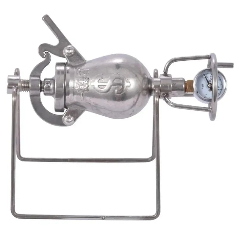 300ml  Stainless Steel Hand Popcorn Machine Old-fashioned Small Hand-cranked Popcorn Machine