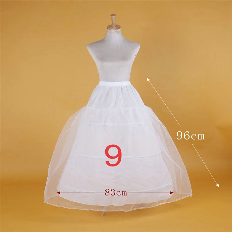 Hot Sell Many Styles Bridal Wedding Petticoat Hoop Crinoline Prom Underskirt Fancy Skirt Slip