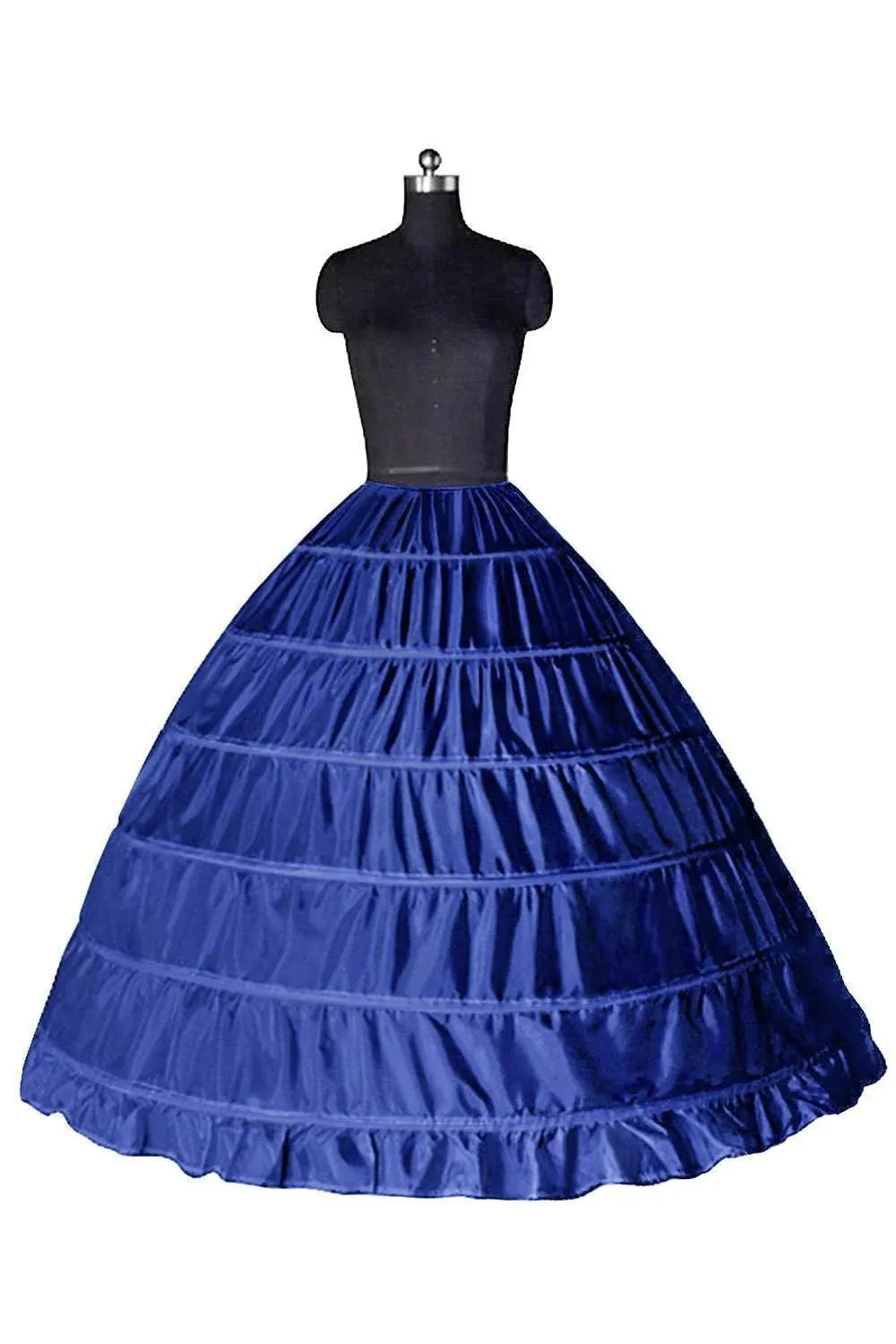 Babyonlinedress 6 Hoops Crinoline Ball Gown Wedding Petticoat Fluffy Underskirt Mariage Half Slips Wedding Accessories