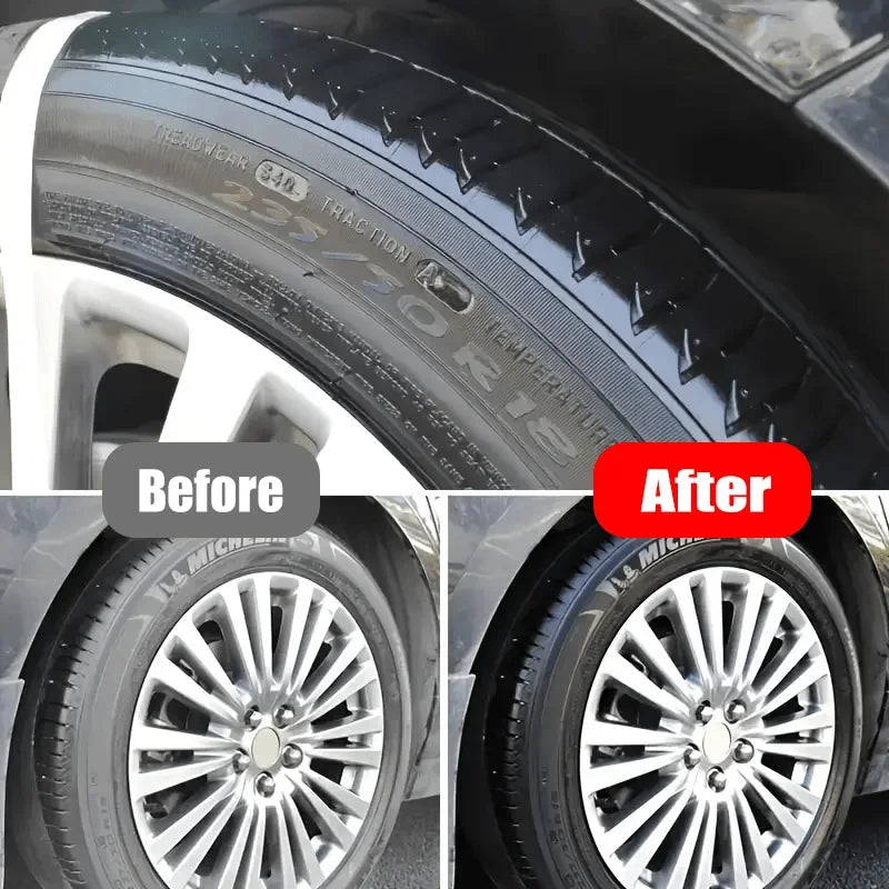 Black Coating Paste for Plastic and Rubber Repair-General Motors Tire Interior Repair Wax, Multi-Purpose Car Care,Lasting Polish