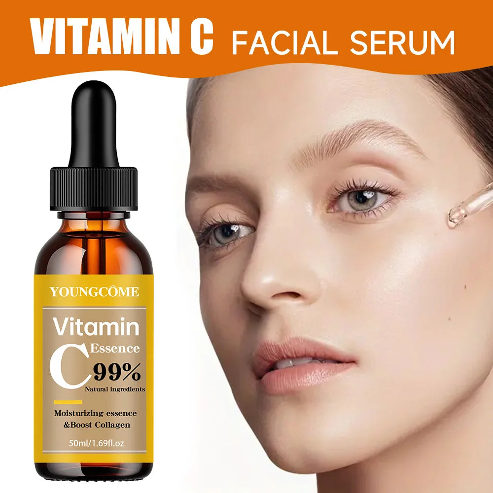 VitaminC Face Whitening Serum Spot Serum Anti Aging Whitening Brightening Dark Spots Freckle Remove Healsdryskin Hyaluronic Acid