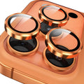 Orange Metal Glass Camera Ziai Protector For IPhone 17 Air 16 15 14 13 Pro Max Plus 17Air 16Pro 17Pro I17 IPones Ring Lens Cover
