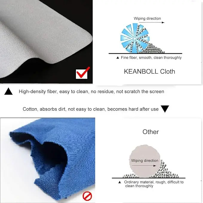 For MacBook Screen Cleaning Cloth Dustproof Cover Microfiber Dustproof Cleaning Cloth For MacBook 13 14 15 16 Inch Laptops Liner