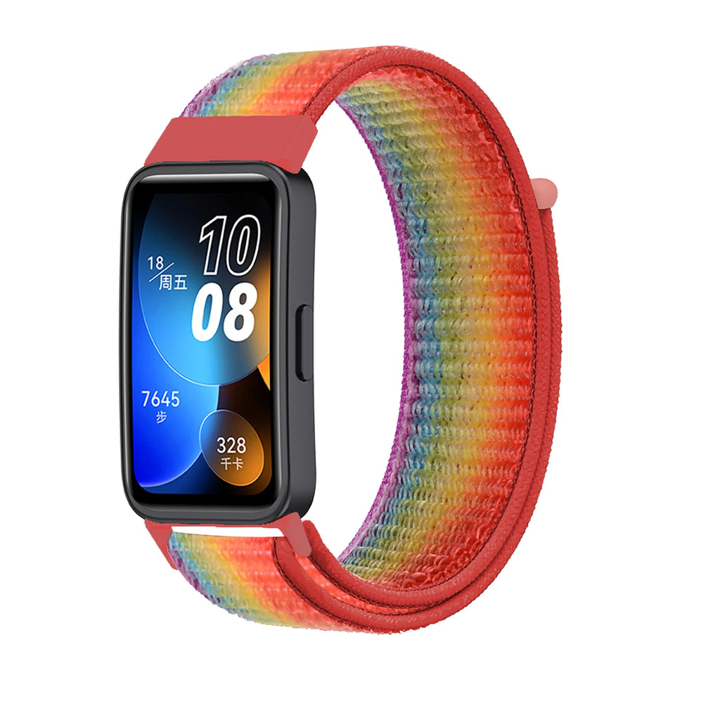 Strap for Huawei Band 10 8 9 7 Band Accessories Nylon Loop Smart Watch Replacement Belt Wristband Sport Bracelet Band 7 Bracelet