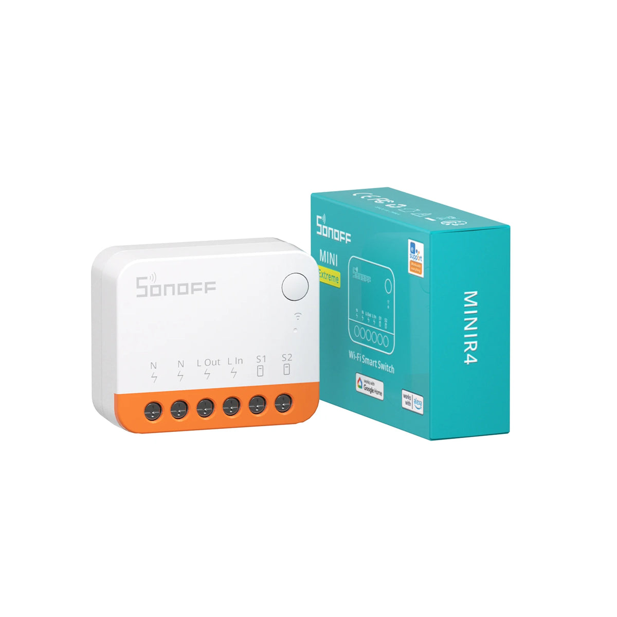 SONOFF Mini R4 Extreme Wifi Smart Switch External Switch Control Detach Relay Smart Home DIY Light Switch Via EWelink APP Alexa