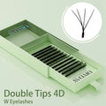 DIYDAY W-Shape Eyelash Extension 3d 4d 5d 6d 7d 8d W Lashes Natural Soft Premade Fan Bloom Effect Eye Lashes for Beauty Makeup