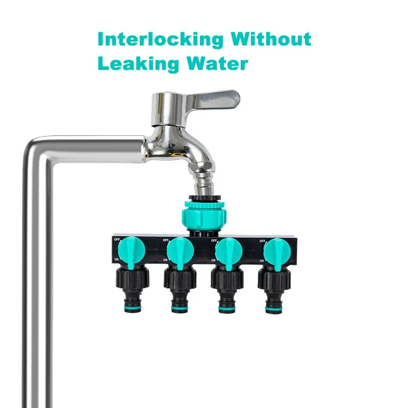 Watering Hose Connection Water Line Splitter Garden Gadgets Irrigation System Connector Agriculture Gardening Parts Supplies