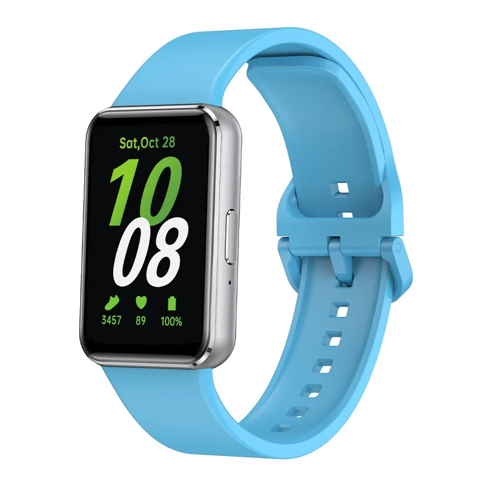 Silicone Strap For Samsung Galaxy Fit 3 Watch Bracelet Replacement Sport Watchband For Samsung Galaxy Fit3 Band Accessories