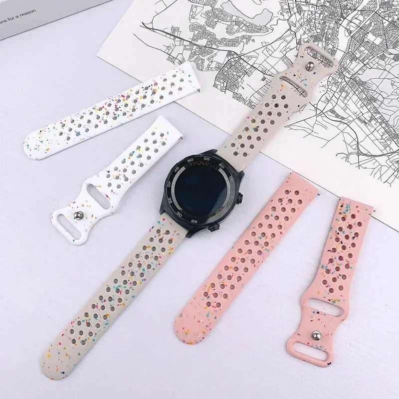 20mm 22mm Silicone Band For Huawei Watch GT6 GT6 Pro 46mm Sport Strap For Huawei Watch GT5Pro GT2 3 4 5 46mm 42mm /GT3Pro 43mm