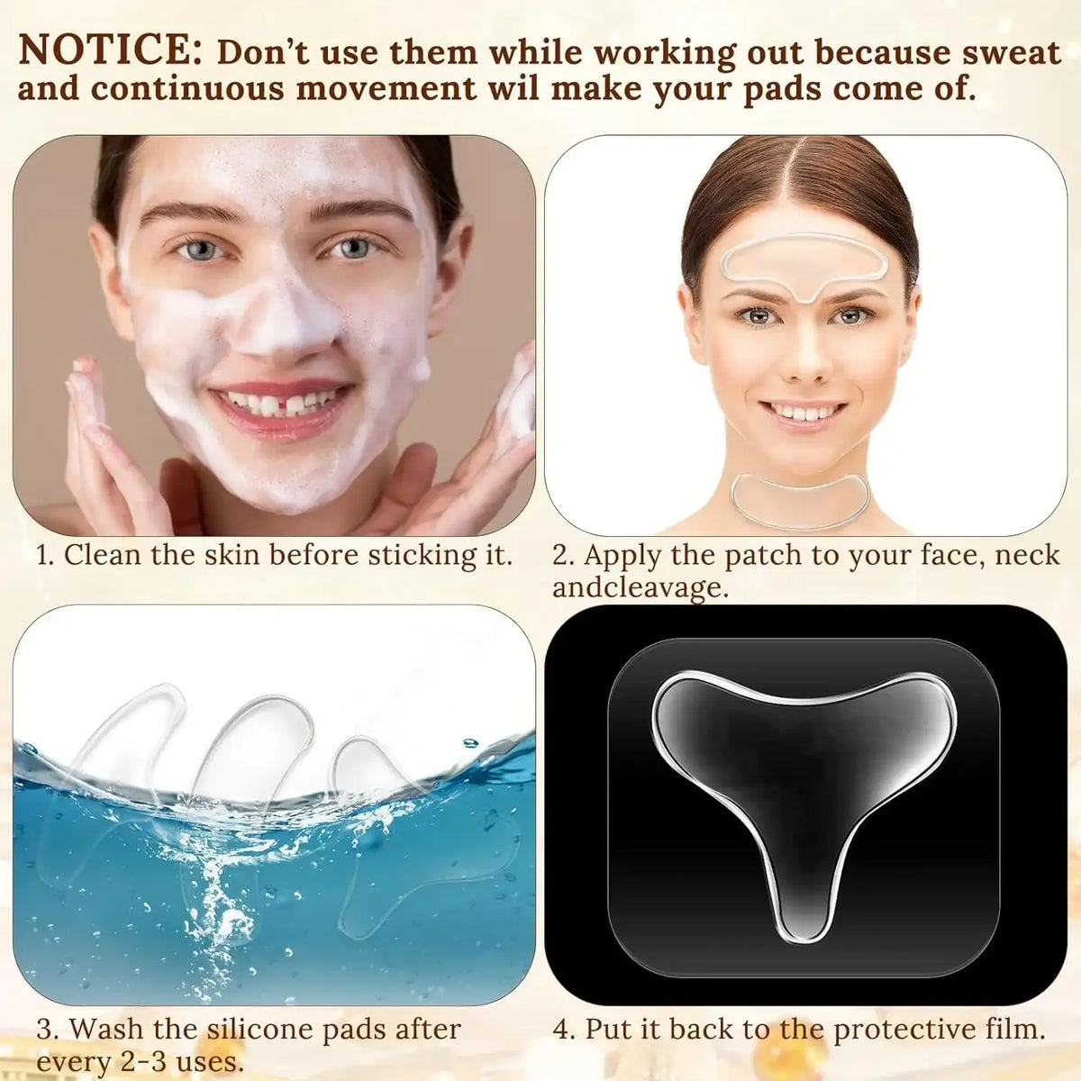 Reusable Silicone Chest Care Patches