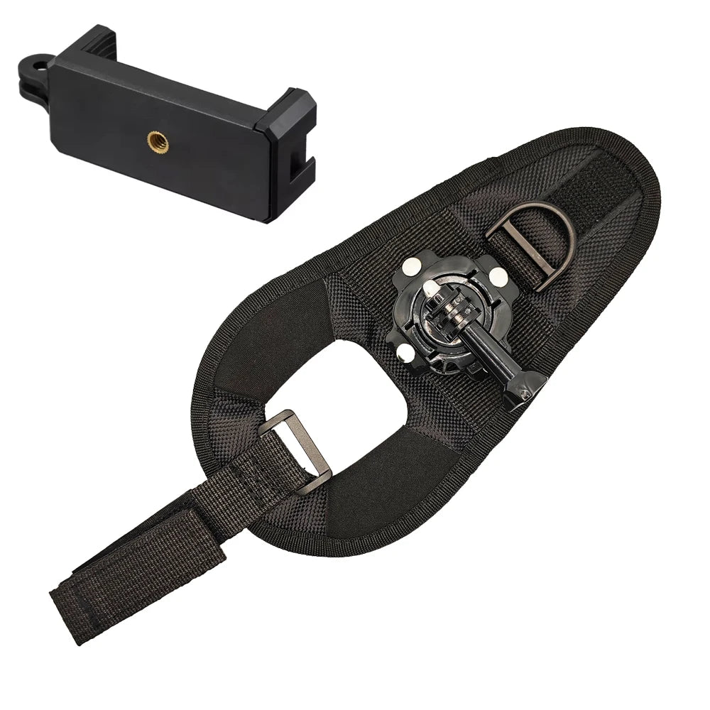 360° Rotation Glove Wrist Strap Mount For GoPro Hero 13 12 11 10 9 8 7 6 SJCAM AKASO Insta360 DJI Osmo Action Camera Accessories
