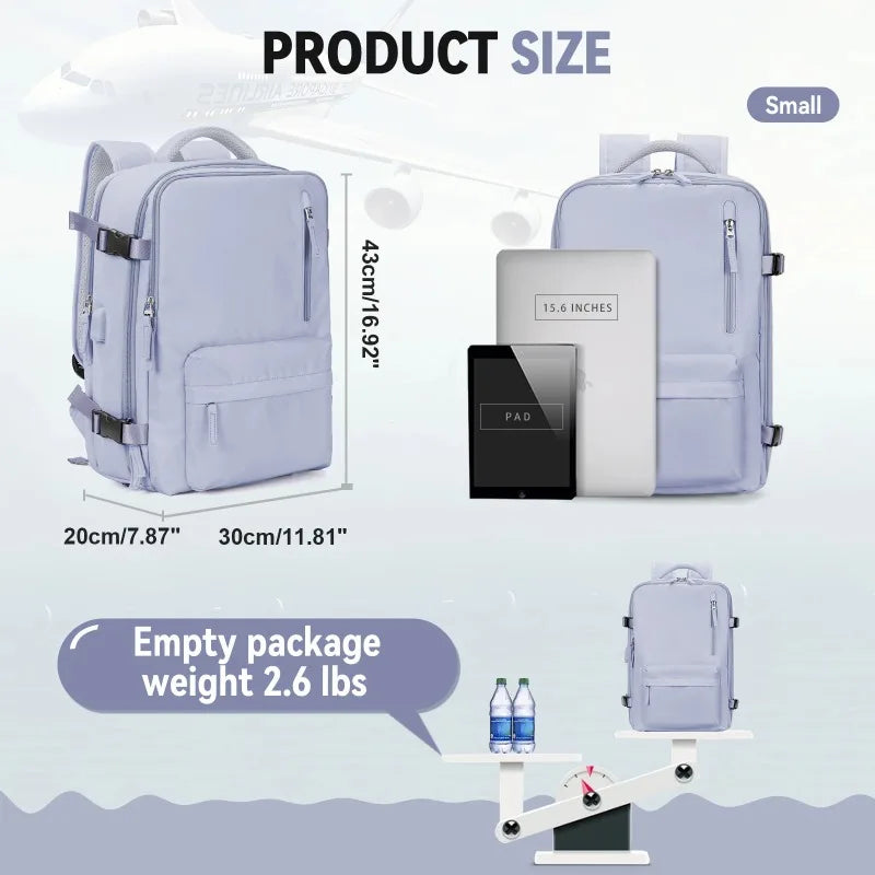 High Quality Nylon Fashion Travel Backpack Women Large Capacity Cabin Backpacks for Ryanair Business Laptop Backpack Men Bag