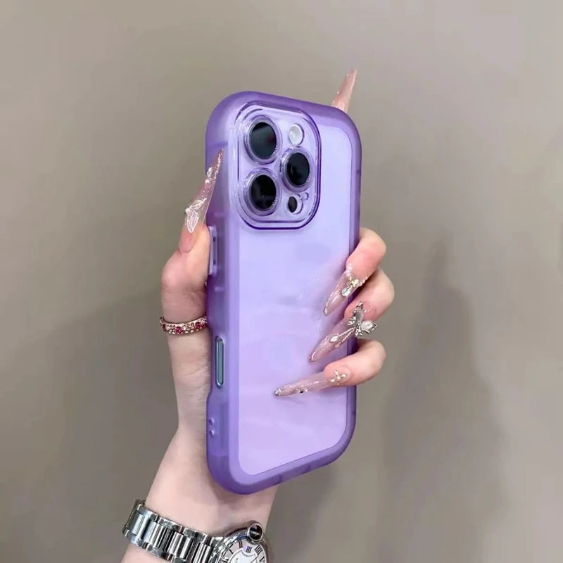 Soft Silicone Transparent Shockproof Phone Cases For iPhone 11 12 13 14 15 16 17 18 Pro Max Plus AIr Clear Bumper Cases Cover