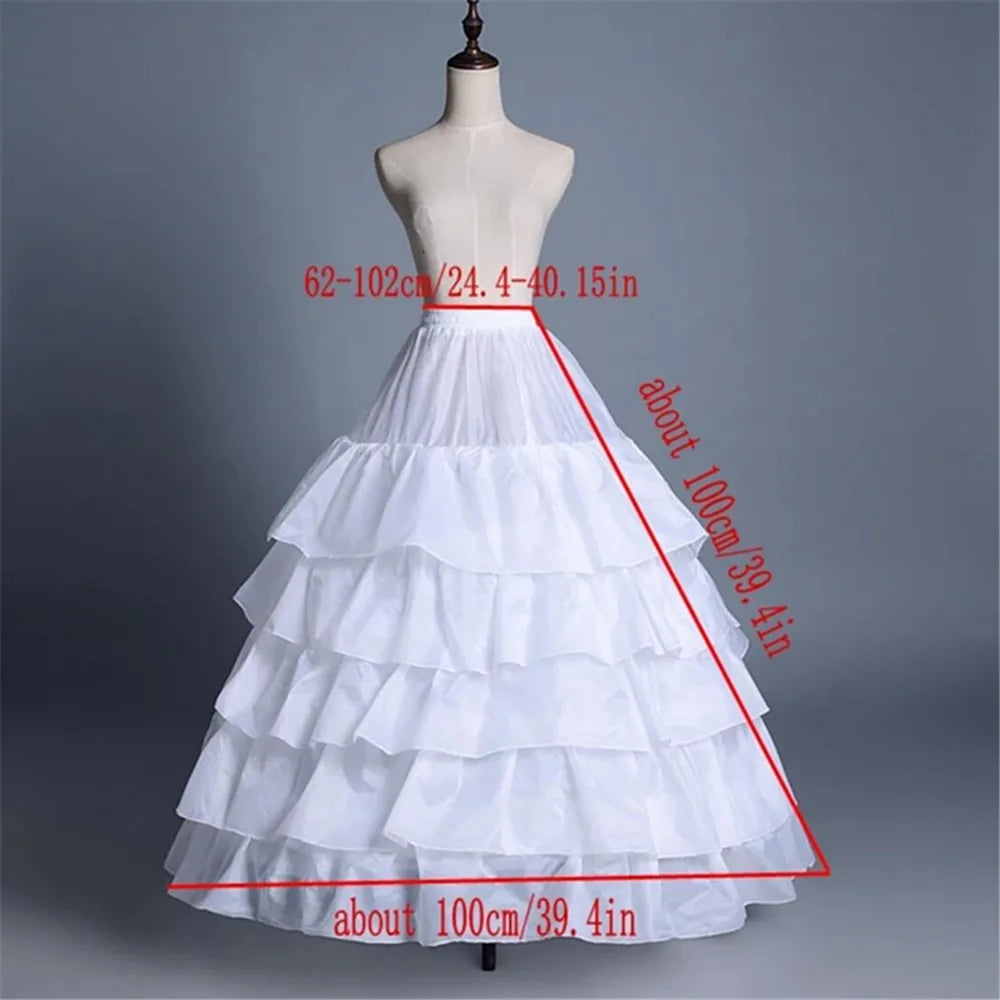 Hot Sell Many Styles Bridal Wedding Petticoat Hoop Crinoline Prom Underskirt Fancy Skirt Slip