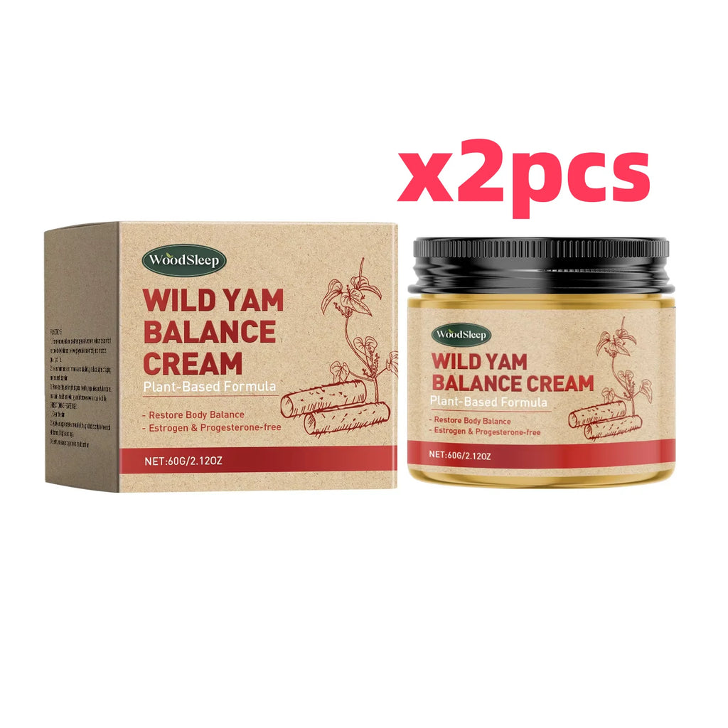 Wild Yam Cream Progesteron Hormone Regulation Balancing Tightening Smoothing Moisturizing Wrinkles Removing Women's Health Balm