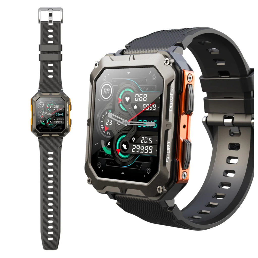 LEADOYS Ultra Smart Watch for Men Sports Tracking Sleep Monitoring Call & Message Alerts - Perfect Christmas & Halloween Gift