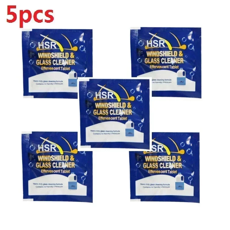New 100Pcs Degreasing Film Wiper Essence Effervescent Tablets Solid Cleaner Car Windscreen Glass Toilet Cleaning Car Accessories