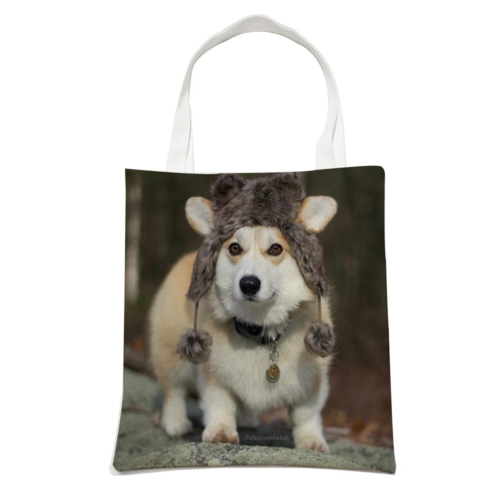Customized Women Tote Bag with Print Logo Custom Your Pictures Fashion Canvas Shopping Shoulder Bags Drop Shipping