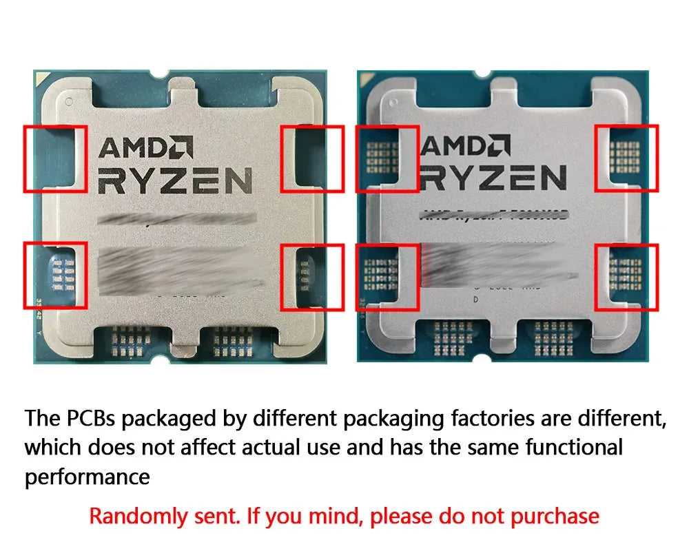 R5 7500F AMD Used Ryzen 5 7500F  6C/12T 65W 5NM L3=32M 100-000000926 Socket AM5