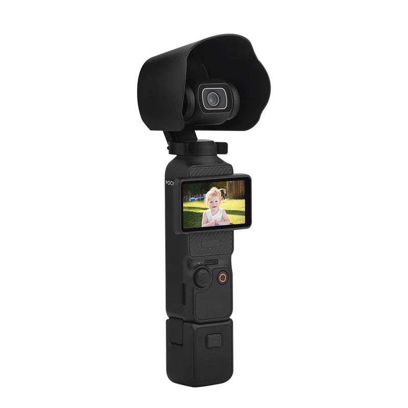 For DJI OSMO POCKET 3 Lens Hood Sunshade Cover Sports Camera Anti-Glare Protective Cover Accessories