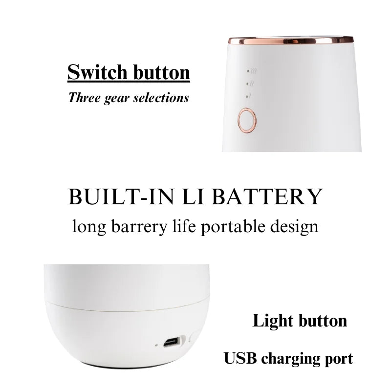 Mini Home Waterless Essential Oils Diffuser Car Fragrance Aromatherapy Diffuser Higher Atomizing Efficienc Home Air Freshener