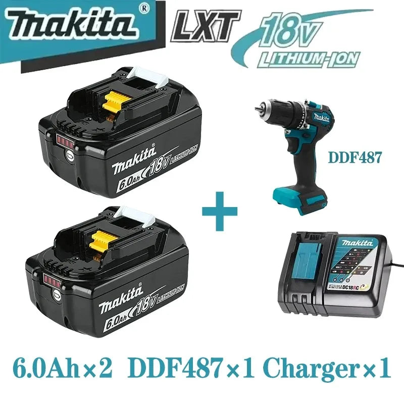 100% Genuine Makita 18V Battery 5Ah 6Ah 9Ah, Replacement for BL1860B BL1850B BL1840 BL1830 BL1815 Power Tool Battery