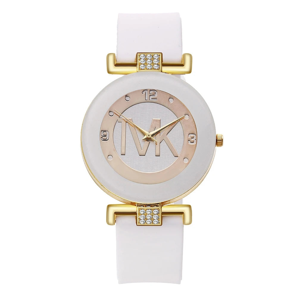 Luxury Watch For Women Silicone Diamond Waterproof Quartz Wristwatches Ladies Sports Montre Femme Zegarek Damski Gift Clock Men