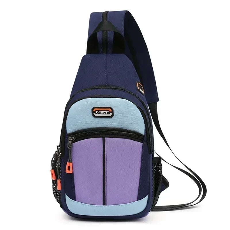 Women Mini Backpack Small Chest Bag Oxford Cloth Waterproof Fashion Messenger Bag Female Sports Bag Travel Bagpack Crossbody Bag