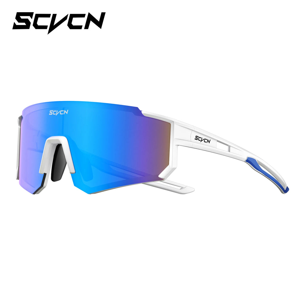 SCVCN Fashion Cycling Glasses Bike Baseball Sunglasses for Men UV400 Sports MTB Outdoor Goggles Bicycle Women Sunglasses Riding
