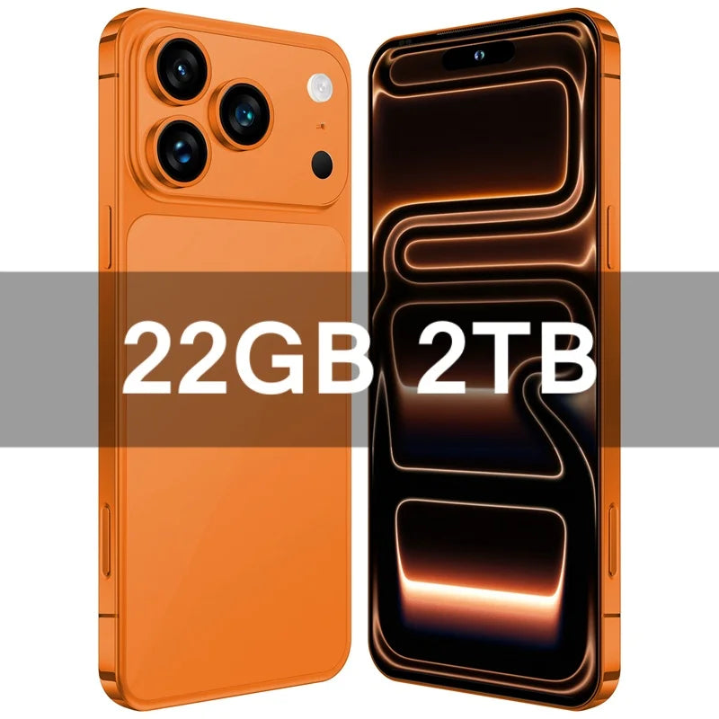 2026 HOT i17 ProMax NEW intelligent 5G standby original dual card dual battery 14 system global Android version 8000mAh JJ6