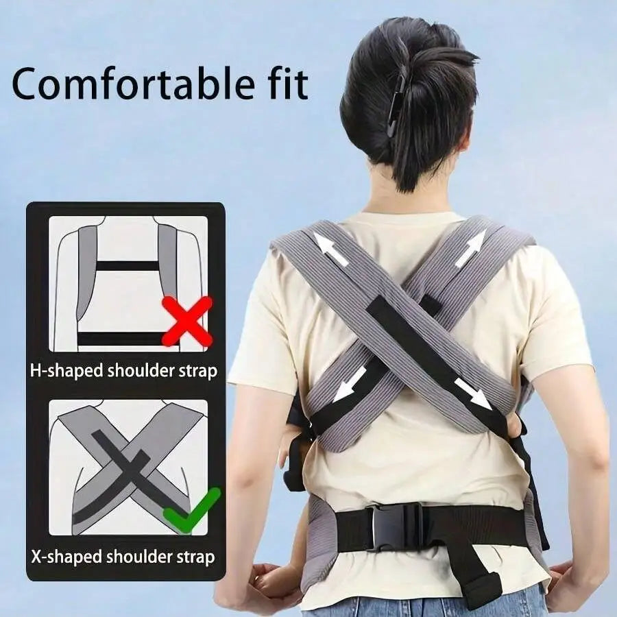 1Pc Simple Baby Carrier for Infants and Toddlers, Lightweight Baby Carrier, Multifunctional Front-Hold Baby Carrier - Comfortable and Soft, Easy to Use for Outings, a Gift for Your Baby