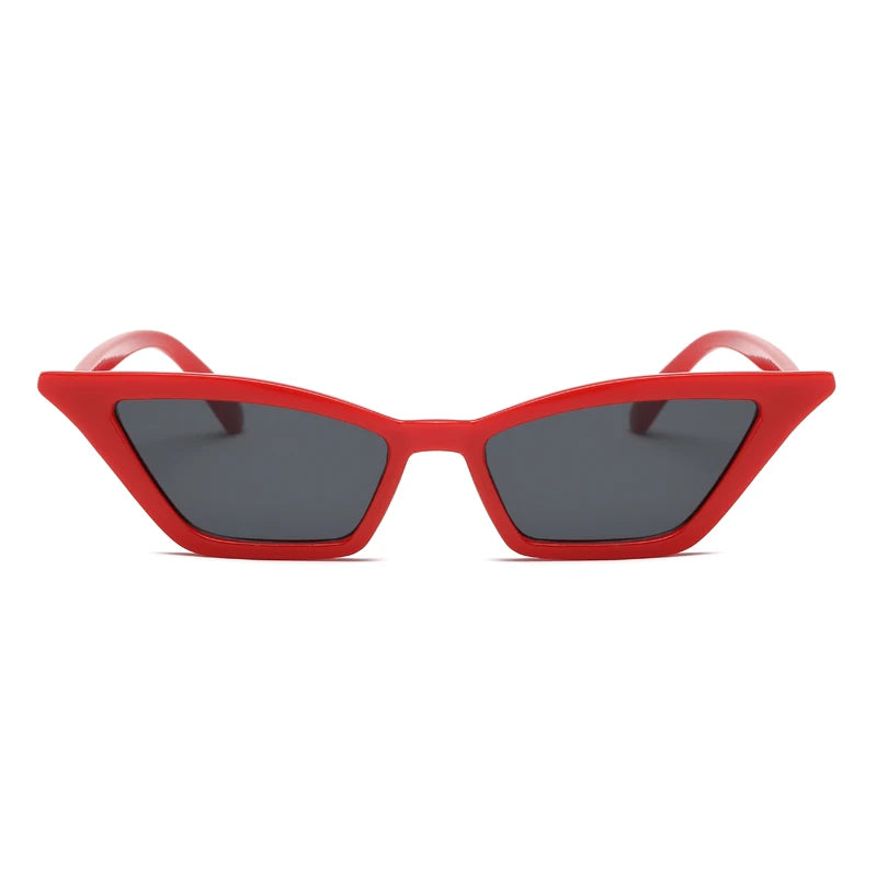 Protective Glasses Cat Eye Sunglasses Women Narrow Frame Design Sun Glasses Multi Color Frames Shades Ladies Sunglass UV400