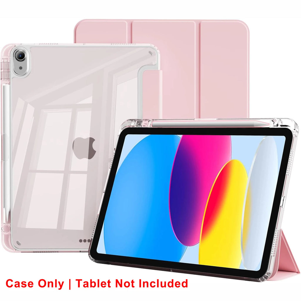 Clear Crystal Tablet Case With Pen Slot For iPad 10th 11th Gen A16 2025 2022 11'' 10.9'' PU Leather Flip Magnetic Stand Cases