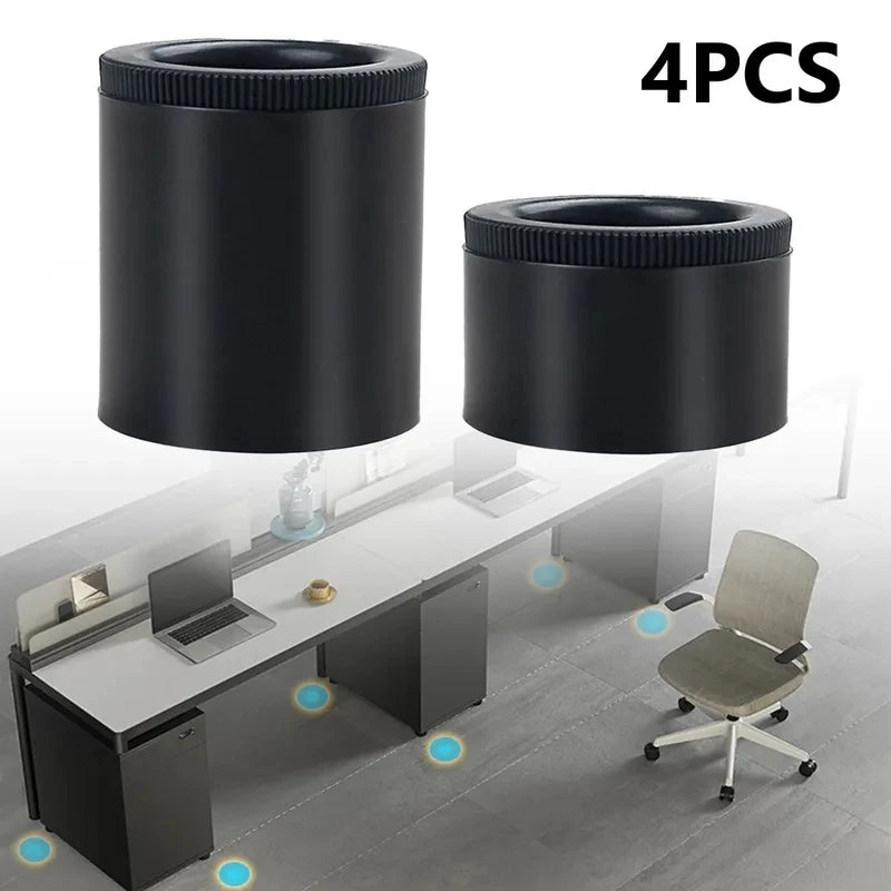 4 Only ABS Round Adjustable Furniture Heightening Pads Heavy-duty sofa cabinet support legs Furniture heightening pad accessorie