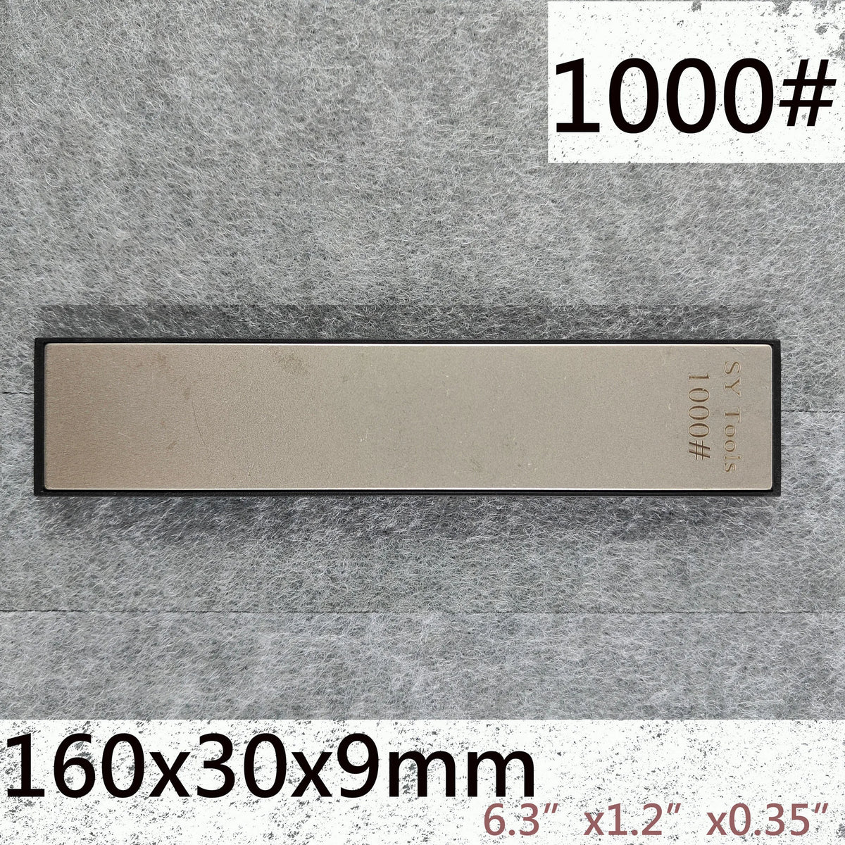 Widened Diamond Sharpening Stone Compatible with Fixed-Angle Sharpener for Kitchen Knives and Outdoor Tools, Portable Sharpening