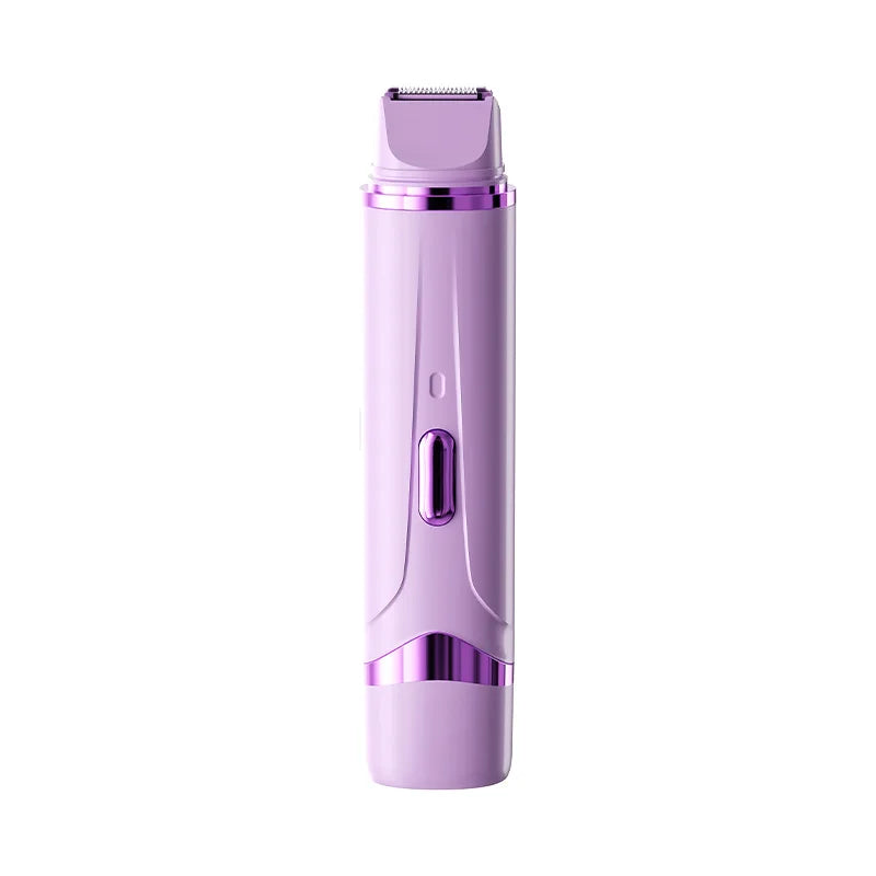 HOMEFISH 2in1 Electric Razor for Women Painless Hair Removal Rechargeable Body Mustache Epilator Shaver