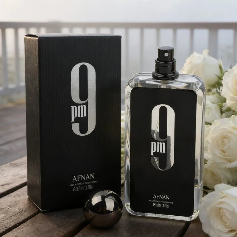 Afnan perfumes 9 pm mens extrait de parfum 100 ml Long-lasting fragrance suitable for everyday use Valentine's Day gift.s