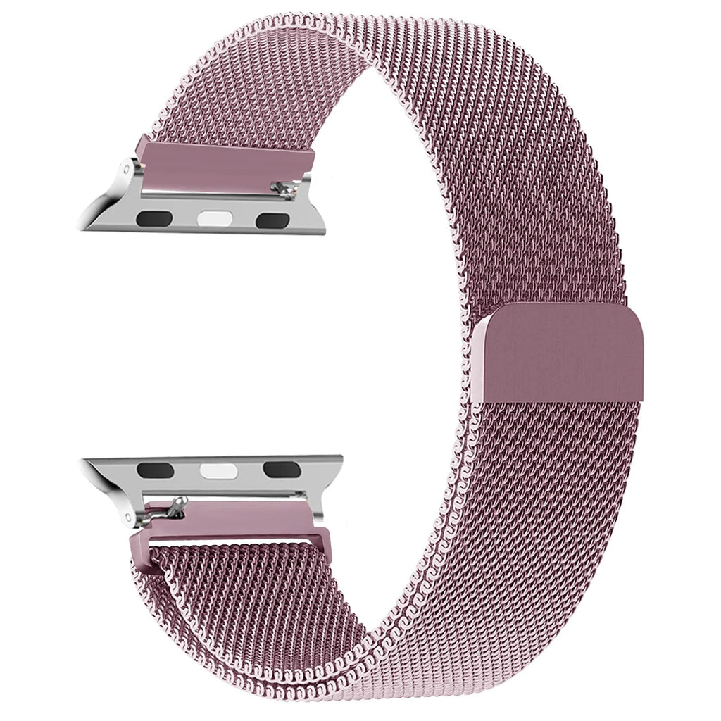 Milanese loop Strap for apple Watch Ultra2 3 band 49mm 44mm 40mm 45mm 41mm 46mm correa Bracelet iwatch Series 10 5 9 6 SE 7 8 11