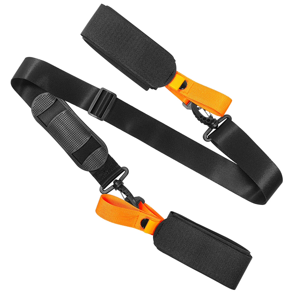 Ski Pole Carrying Strap Adjustable Ski Pole Shoulder Strap Skiboard Fixed Strap with Ant-Slip Pad For Outdoor Ski board New