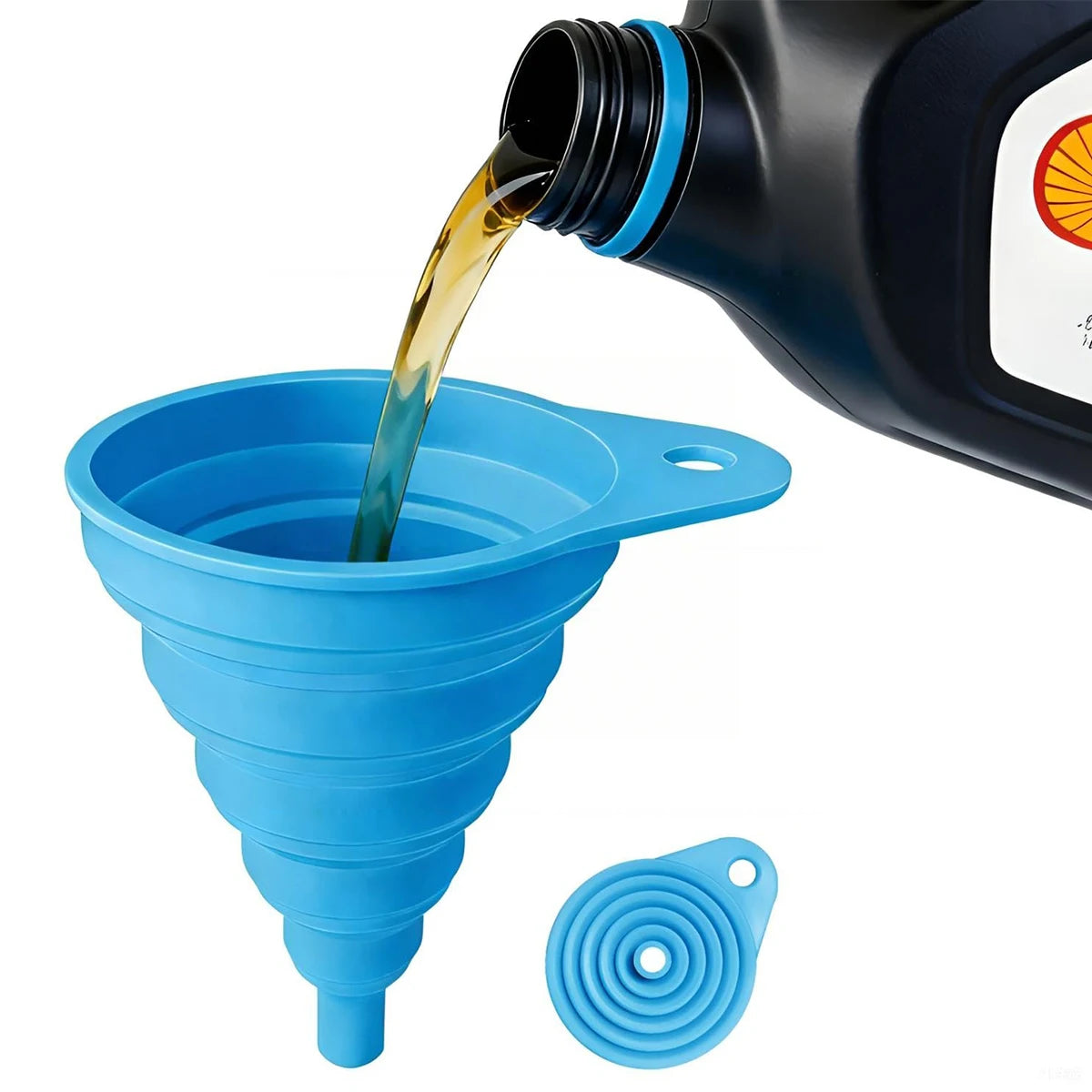 Foldable Funnel Accessories Auto Motorcycle Oil Car Tool Automotive Mechanical Tools Vw Camion Workshop Equipment Parts Special
