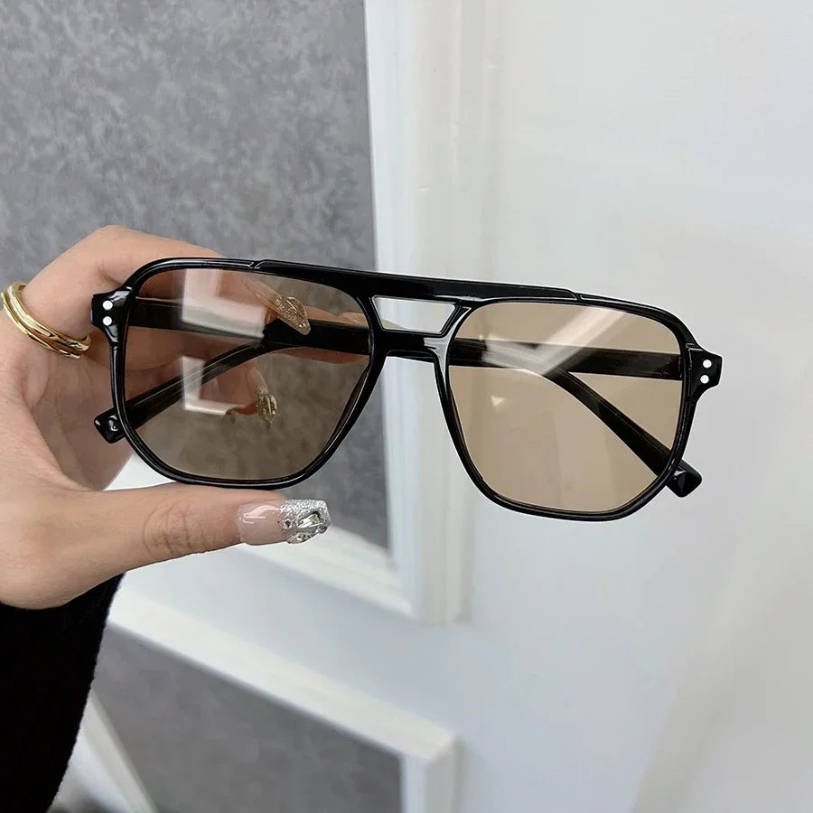 Brand Square Sunglasses Women Men Fashion Classic Sun Glasses Female Male Designer Mirror Outdoors Travel Shades Oculos De Sol