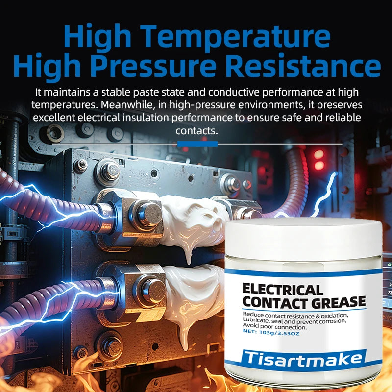 Electric Contact Grease Conductive Paste Electricity Compound Grease for Low Resistance Value for Household Appliances