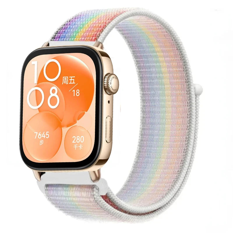 Nylon Loop Strap For Huawei Watch Fit 5/4/3 Sport Breathable Replacement Bracelet Wristband Huawei Watch Fit 4 5 Pro Accessories