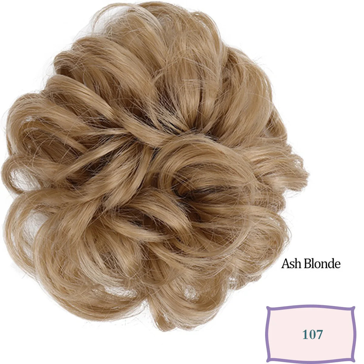 Synthetic Messy Hair Bun Chignon Scrunchies Fake Hair Band Braid Elastic Hairpiece Tail Chignon Donut Updo Hair Pieces for Women