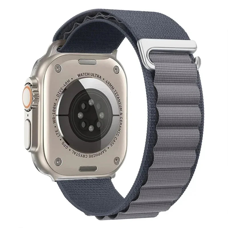 Alpine Loop Strap For Apple Watch Ultra 3 2 1 Band 49mm 11 10 9 8 7 45mm 41mm 42mm 46mm Nylon Bracelet iWatch 6 5 4 3 SE3 2 Belt