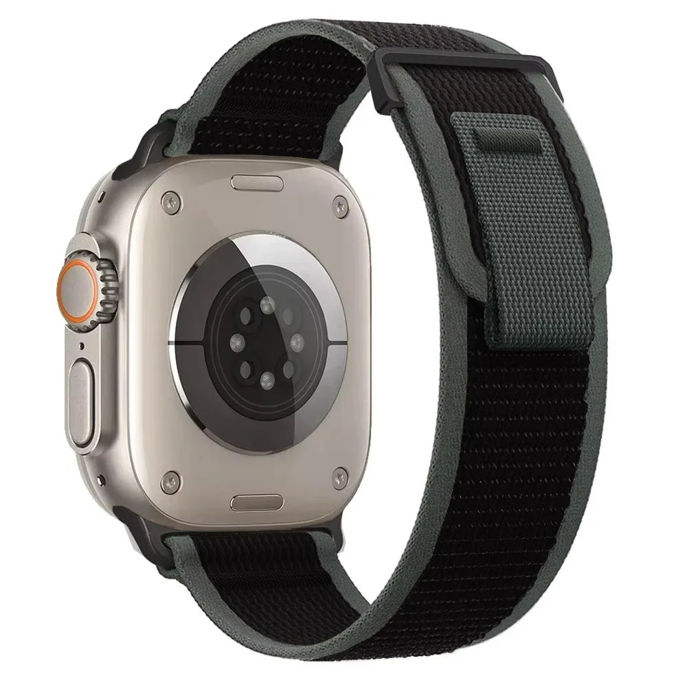 Trail Loop Strap For Apple Watch Ultra 3-1 49mm 10/11 42mm 46mm Nylon Bracelet Band iWatch 9 8 7 6 5 4 SE/3 45/41mm 44/40mm 38mm
