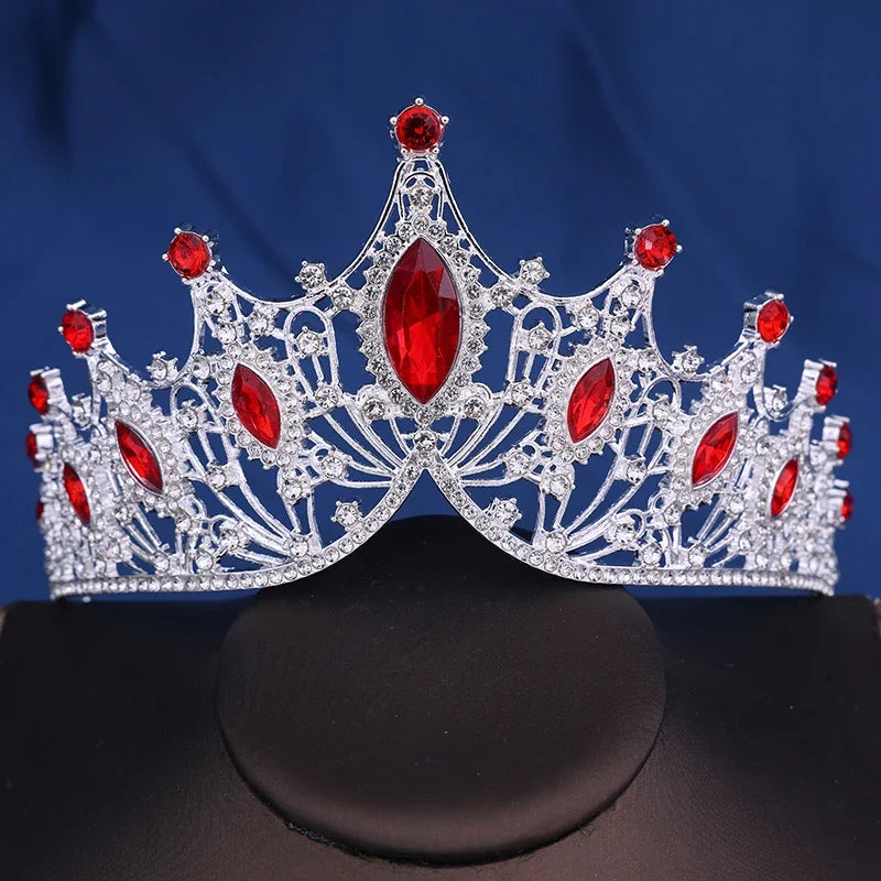 Bridal Crown Baroque Vintage Princess Queen Headwear Crystal Tiara For Women Wedding Crown Hair Dress Accessories Jewelry