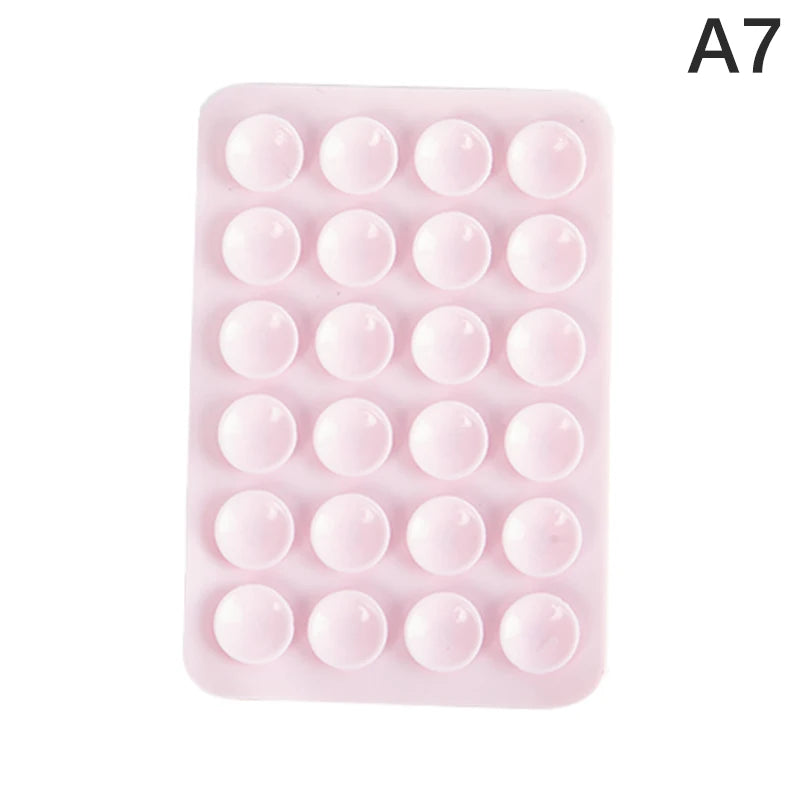 Single Side Silicone Suction Pad For Phone Sticky Gel Mat Anti-Slip Gripper Pad Universal Fixate Adhesive Reusable Holder